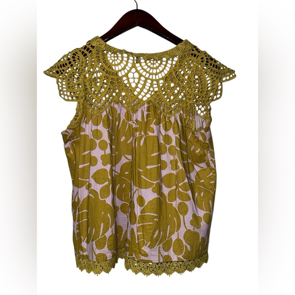 ⚡️Blue Tassel Boho Style Blouse Size Medium ECU - Picture 2 of 4